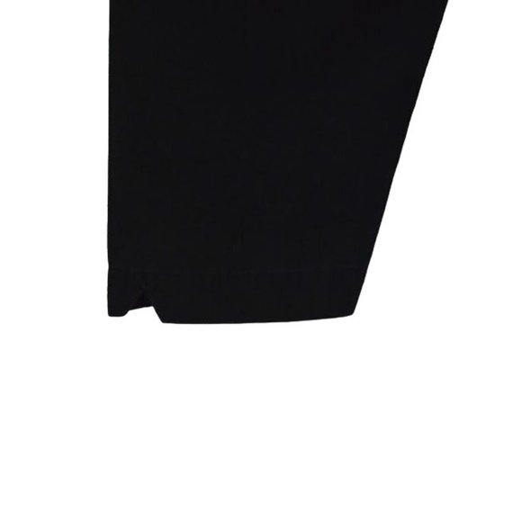 Chicos Design Womens Pants Chicos 3 Size XL 16 Black Cotton Twill Elastic Waist - Picture 4 of 6